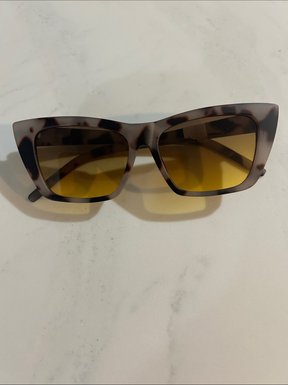 a new day Tortoiseshell Cat-Eye Sunglasses with Amber Lenses
